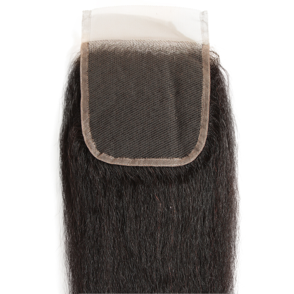 Virgin Remy Kinky Straight Closure 4X4 2 Virgin Remy Kinky Straight Closure 4X4